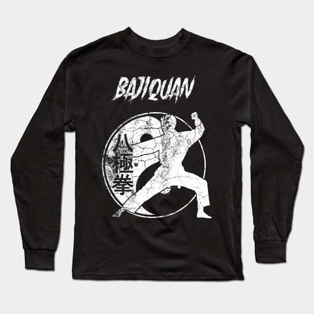 Bajiquan Kung Fu Martial Arts Training Dojo Yin Yang Long Sleeve T-Shirt by JTYDesigns